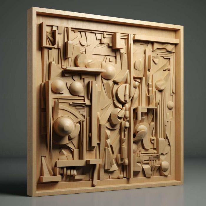 نموذج ثلاثي الأبعاد لآلة CNC 3D Art 